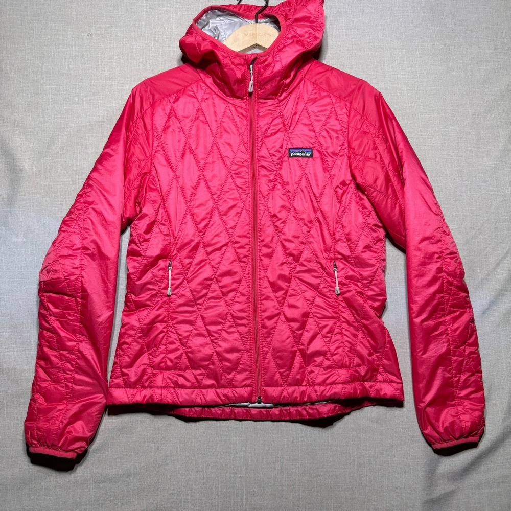 Patagonia Nano Puff Jacket Women S Pink Diamond Quilt LS 84225 2013